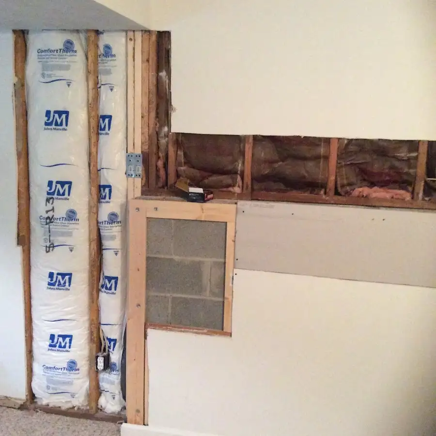 Wall insulation replacement during Odor Removal & Deodorization in Sullivan
